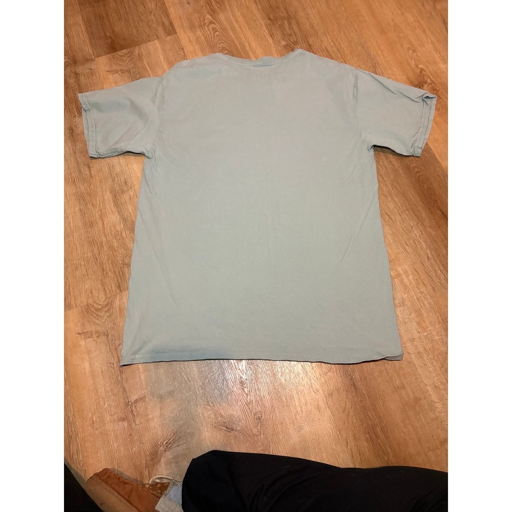 Billie Eilish 2021 Happier Than Ever Green Graphic Tour T-Shirt Sz L Lash Music - Picture 4 of 5